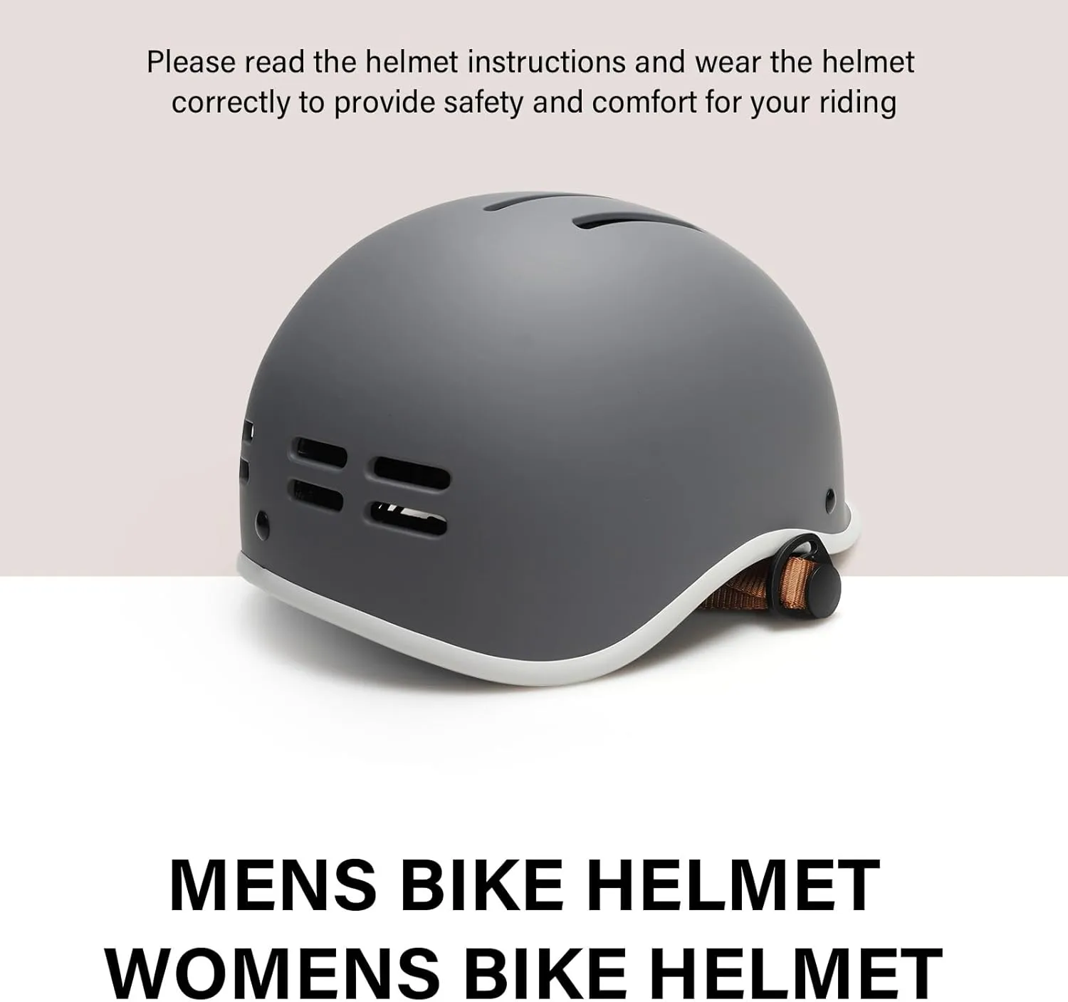 Bike Helmet for Adults,Adjustable Cycling Helmet for Men & Women,Lightweight Bicycle Helmet for Commuting, Road Biking, Skating with Adjustable Dial