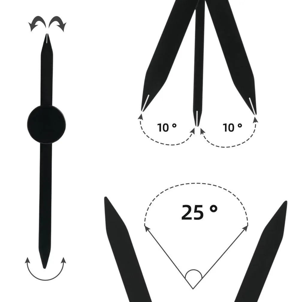 Brow Measuring Tool for Mapping, Stainless Steel Compass Eyebrow Ruler for Microblading Eyeliner Semi Permanent Makeup (Silver)