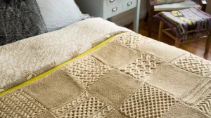 Cabled Afghan Knit Along