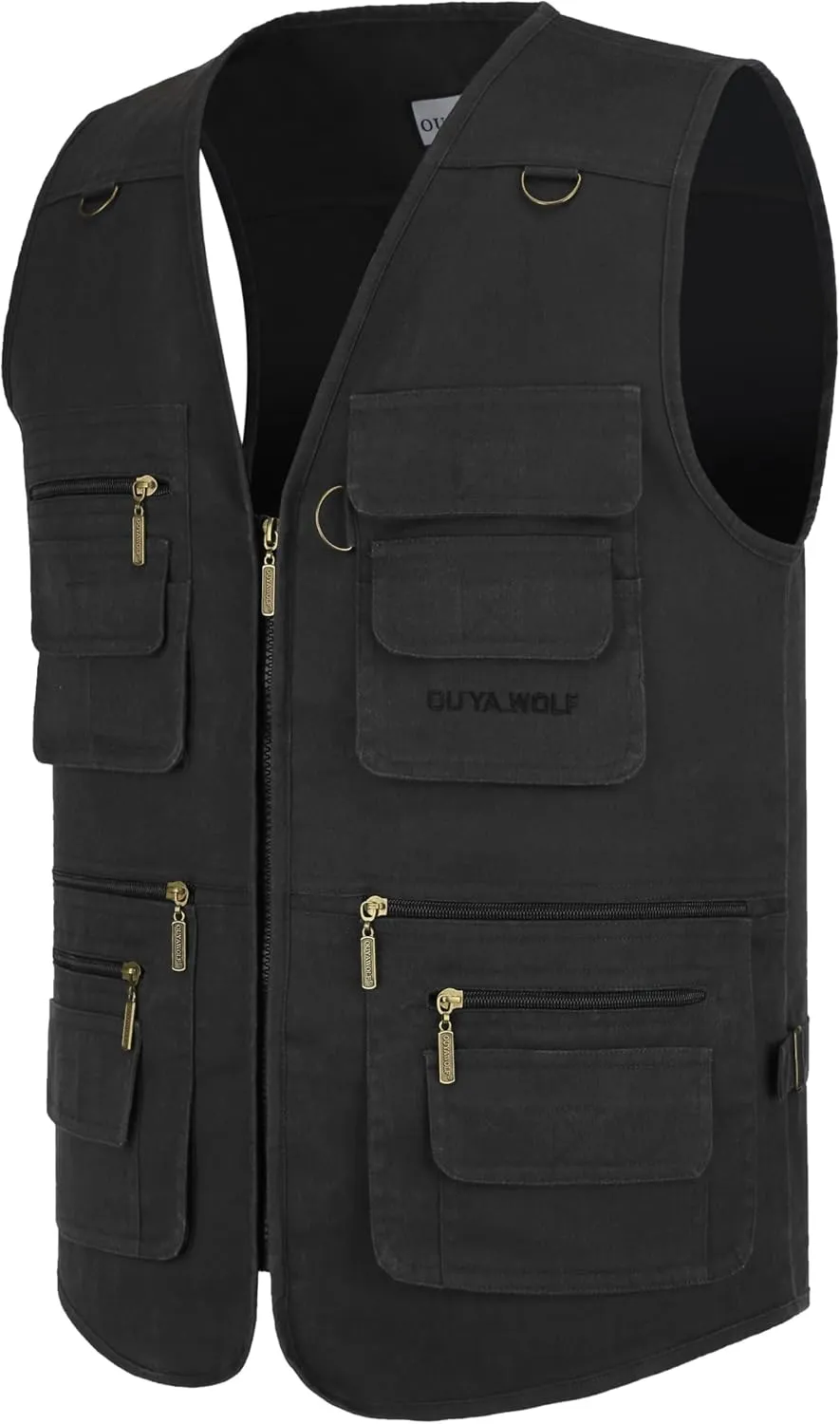Men's Utility Work Hunting Travel Fishing Multi-Pockets Outdoor Vests