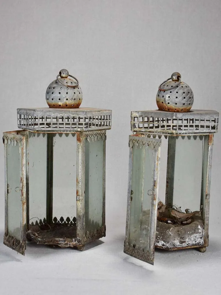 Pair of Napoleon III lanterns