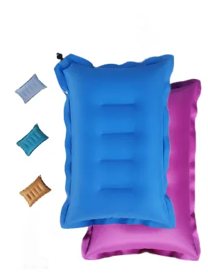 Shivam Mart Cotton Travelling Pillow Comfortable & Portable,Neck support,Lightweight Compact Travelling in Train, Bus,Flight, Camping, Hostel and Office (Pack of 2-Get Color as per Availablity)